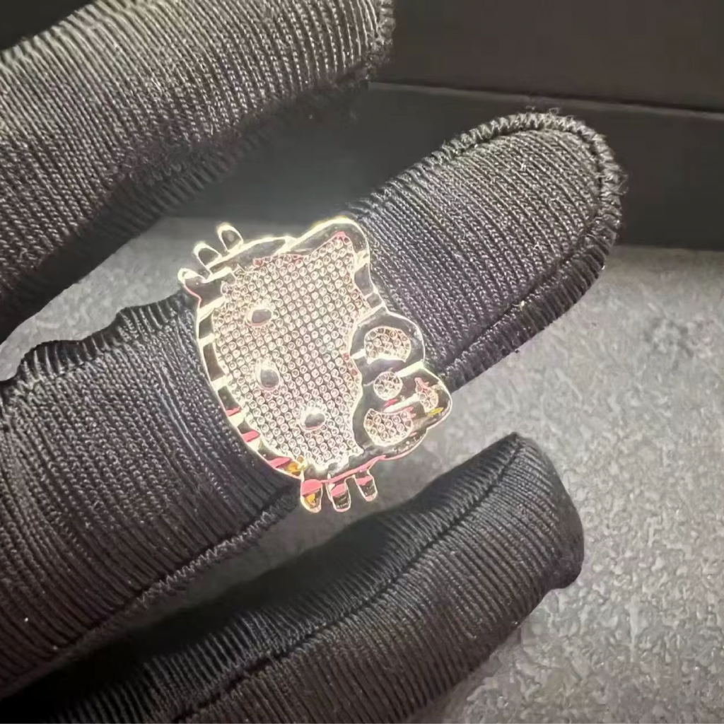 HK FACE RING SILVER