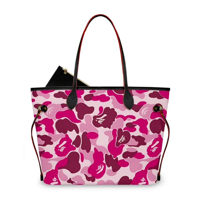 PINK BAPE CAMO TOTE BAG